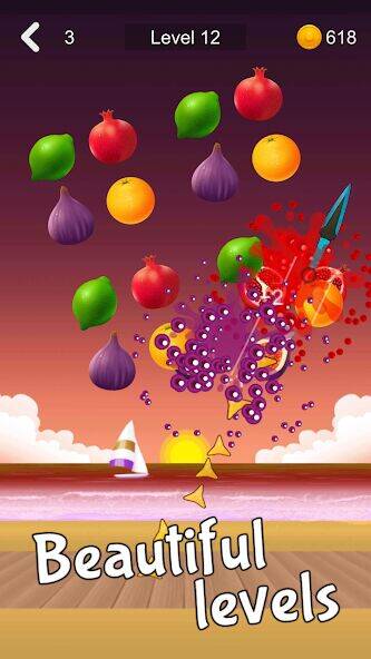 Скачать взломанную Fruit Sniper [Много денег] MOD apk на Андроид