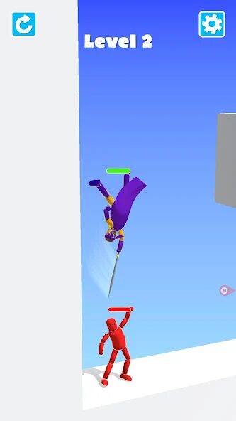 Скачать взломанную Ragdoll Ninja - Рэгдолл Ниндзя [Много монет] MOD apk на Андроид