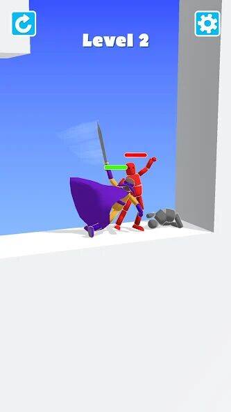 Скачать взломанную Ragdoll Ninja - Рэгдолл Ниндзя [Много монет] MOD apk на Андроид