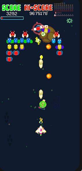 Скачать взломанную Galaxiga Retro Arcade Action [Много денег] MOD apk на Андроид