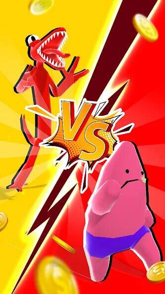 Скачать взломанную Super Monster: Rainbow Friends [Бесплатные покупки] MOD apk на Андроид