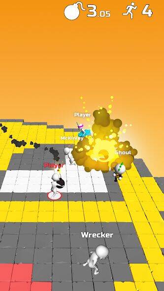 Скачать взломанную Do not boom .io - Догонялки [Много денег] MOD apk на Андроид