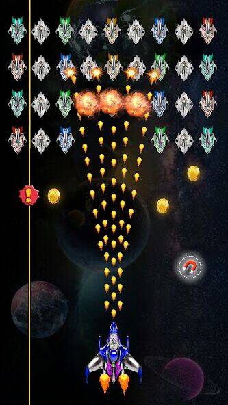 Скачать взломанную Galaxy Shooting: Alien Attack [Мод меню] MOD apk на Андроид