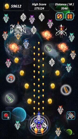 Скачать взломанную Galaxy Shooting: Alien Attack [Мод меню] MOD apk на Андроид
