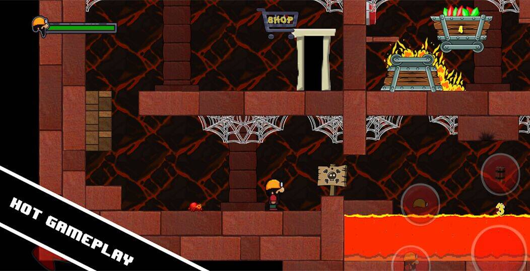 Скачать взломанную Dan the Dungeon Digger [Мод меню] MOD apk на Андроид