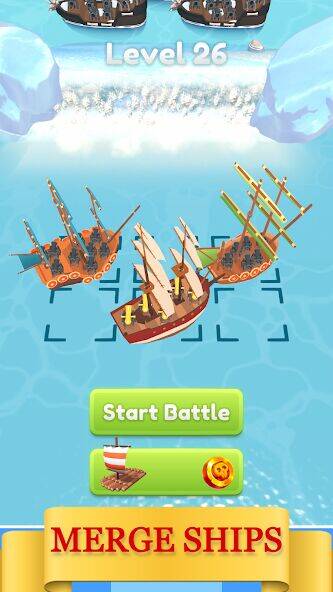 Скачать взломанную Merge Pirates [Бесплатные покупки] MOD apk на Андроид