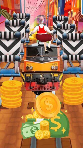 Скачать взломанную Subway 3d Rush Runner Game [Мод меню] MOD apk на Андроид