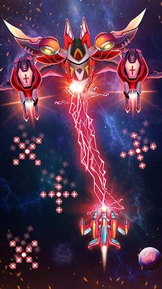 Скачать взломанную Galaxy attack - Alien shooter [Мод меню] MOD apk на Андроид