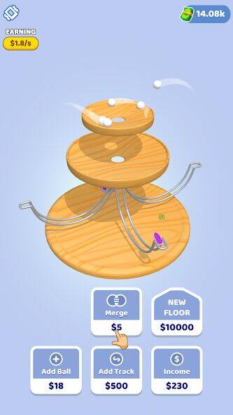 Скачать взломанную Spinning Balls [Много денег] MOD apk на Андроид