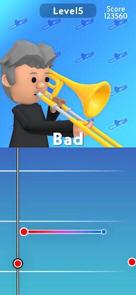 Скачать взломанную Trombone! [Много монет] MOD apk на Андроид