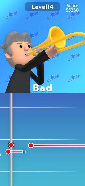 Скачать взломанную Trombone! [Много монет] MOD apk на Андроид
