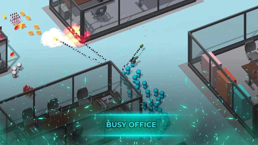 Скачать взломанную Crowd War - Action Game [Много монет] MOD apk на Андроид