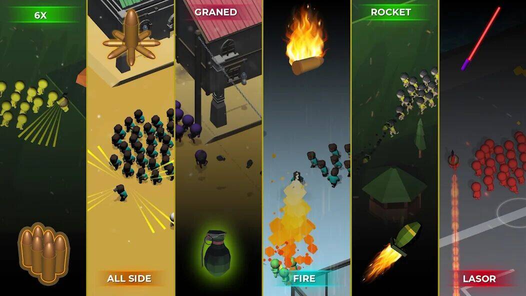Скачать взломанную Crowd War - Action Game [Много монет] MOD apk на Андроид