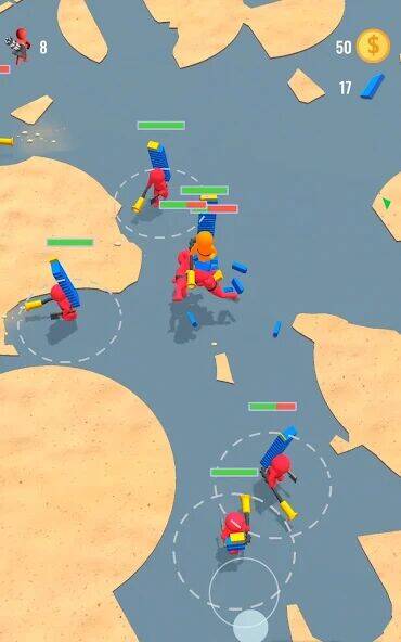 Скачать взломанную Stickman Fight: Battle Arena [Много денег] MOD apk на Андроид