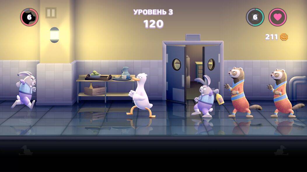 Скачать взломанную Punch Kick Duck [Мод меню] MOD apk на Андроид