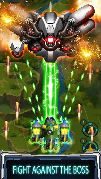 Скачать взломанную Skyforce Invaders [Много денег] MOD apk на Андроид
