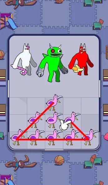 Скачать взломанную Merge Master: Monster Garten [Много денег] MOD apk на Андроид