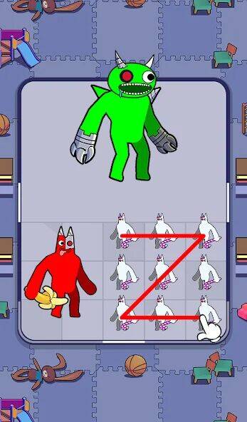 Скачать взломанную Merge Master: Monster Garten [Много денег] MOD apk на Андроид