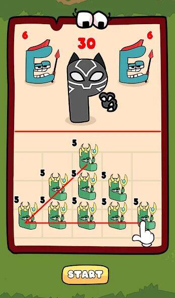 Скачать взломанную Merge Alphabet 2D Fusion Fight [Много денег] MOD apk на Андроид