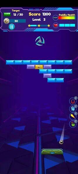 Скачать взломанную Bricksandball - кирпичи шарик [Бесплатные покупки] MOD apk на Андроид