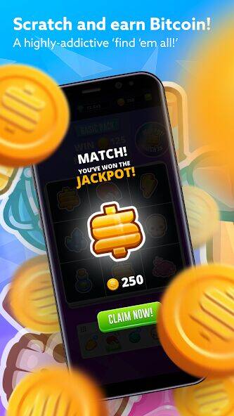 Скачать взломанную Bitcoin Scratch [Бесплатные покупки] MOD apk на Андроид