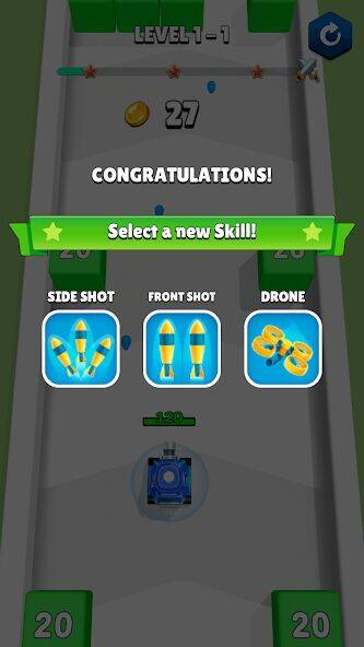 Скачать взломанную Tank Hero [Мод меню] MOD apk на Андроид