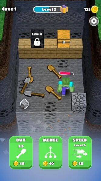 Скачать взломанную Bounce Miner [Много монет] MOD apk на Андроид