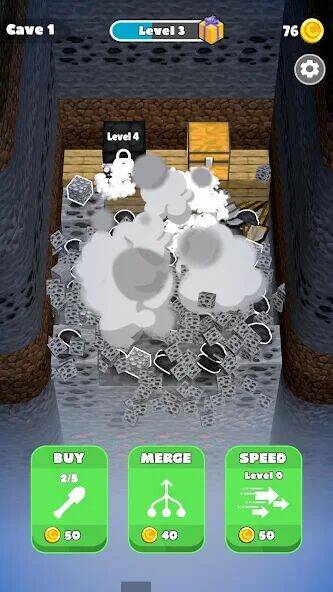 Скачать взломанную Bounce Miner [Много монет] MOD apk на Андроид