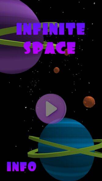 Скачать взломанную Infinite Space 3D [Много монет] MOD apk на Андроид