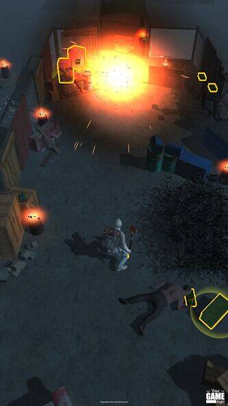 Скачать взломанную Zombie Assassin! [Бесплатные покупки] MOD apk на Андроид