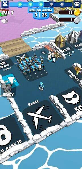 Скачать взломанную Stickman Army: Clash [Много денег] MOD apk на Андроид