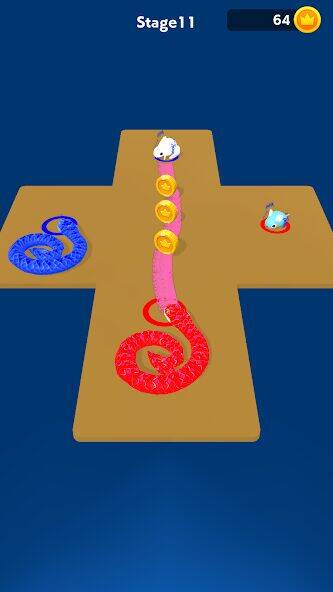 Скачать взломанную Snake Master Race [Бесплатные покупки] MOD apk на Андроид