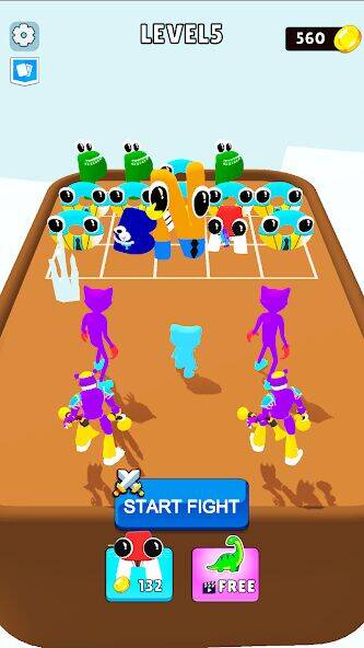 Скачать взломанную Merge Alphabet: Merge Monster [Мод меню] MOD apk на Андроид