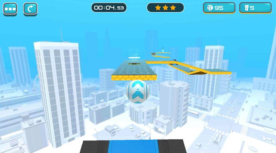 Скачать взломанную Gyro Ball 3D [Бесплатные покупки] MOD apk на Андроид