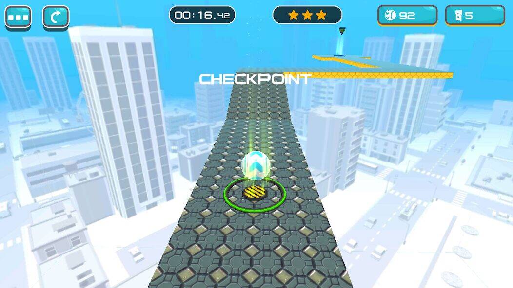 Скачать взломанную Gyro Ball 3D [Бесплатные покупки] MOD apk на Андроид