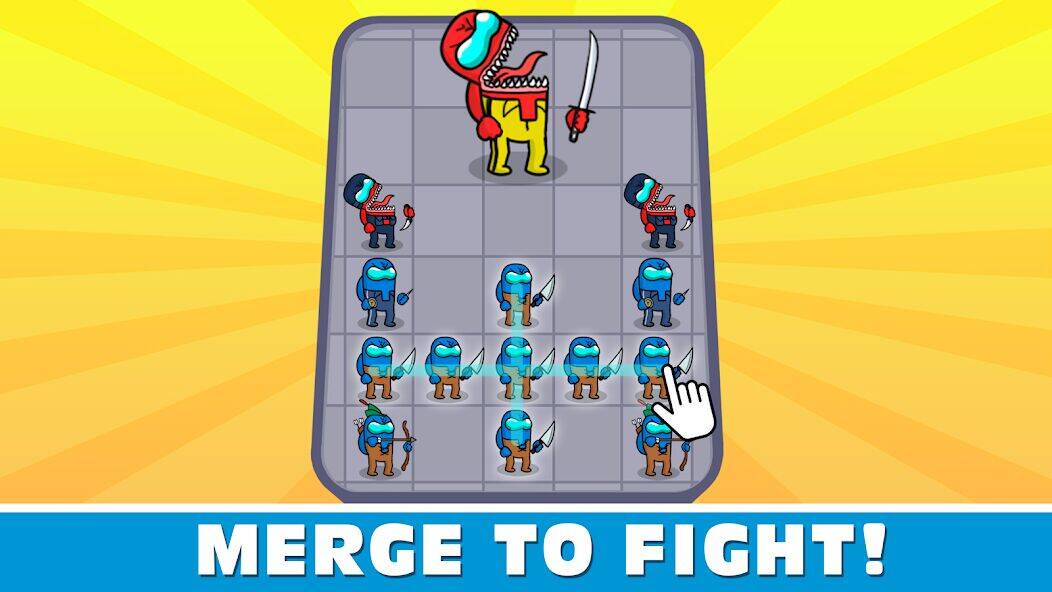 Скачать взломанную Merge Imposter [Бесплатные покупки] MOD apk на Андроид