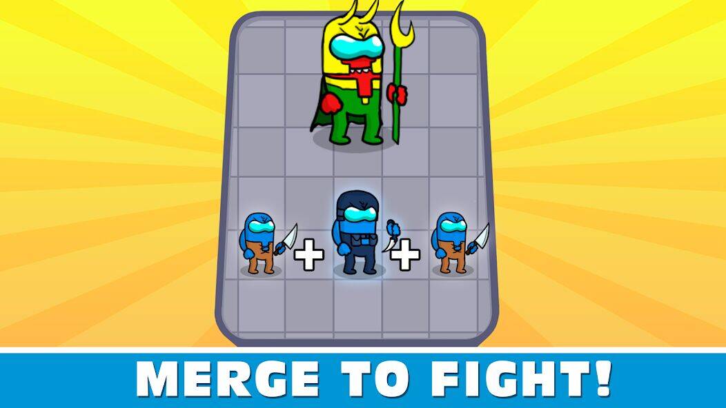 Скачать взломанную Merge Imposter [Бесплатные покупки] MOD apk на Андроид