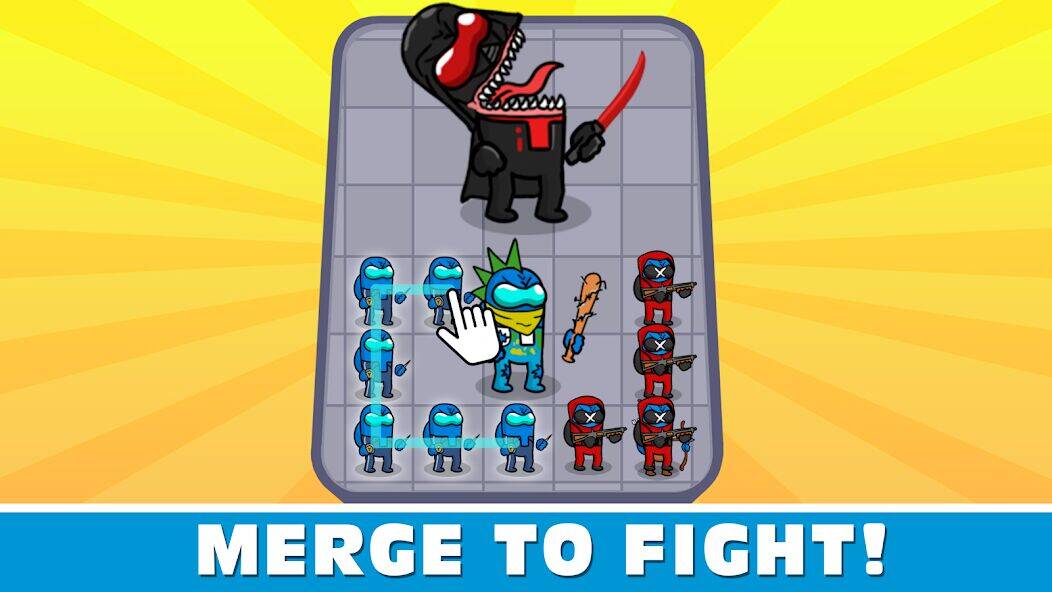 Скачать взломанную Merge Imposter [Бесплатные покупки] MOD apk на Андроид