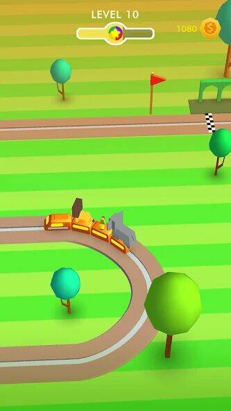 Скачать взломанную Train Adventure - Line Game [Много денег] MOD apk на Андроид