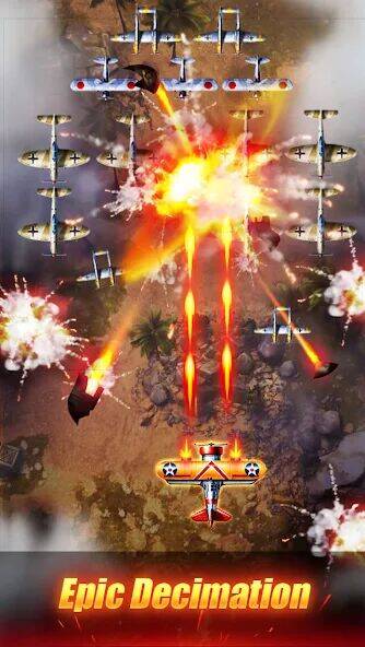 Скачать взломанную Sky Survivor: WWII Aircraft Sh [Мод меню] MOD apk на Андроид
