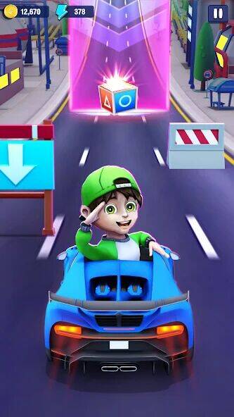 Скачать взломанную Mini Car Runner - Racing Games [Много денег] MOD apk на Андроид