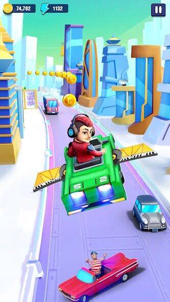 Скачать взломанную Mini Car Runner - Racing Games [Много денег] MOD apk на Андроид