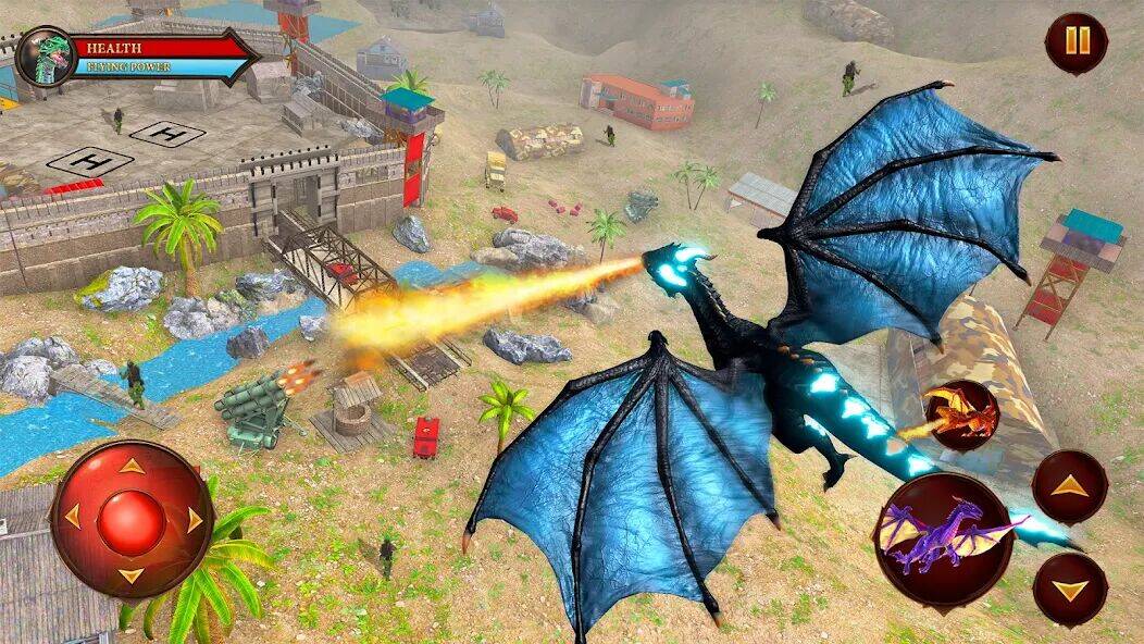 Скачать взломанную Война Драконов Стрелялки [Бесплатные покупки] MOD apk на Андроид