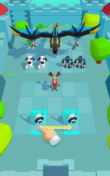 Скачать взломанную Animal Merge - Evolution Games [Много монет] MOD apk на Андроид