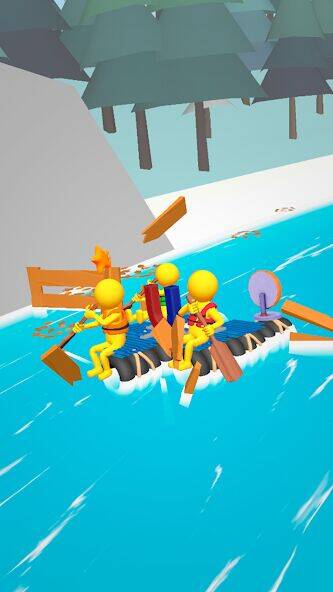 Скачать взломанную DIY Rafting [Бесплатные покупки] MOD apk на Андроид