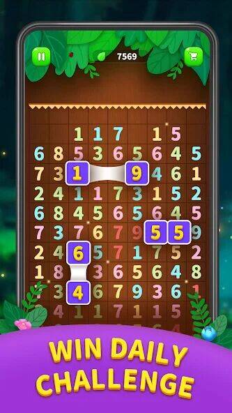 Скачать взломанную Number Match - Ten Pair Puzzle [Много денег] MOD apk на Андроид