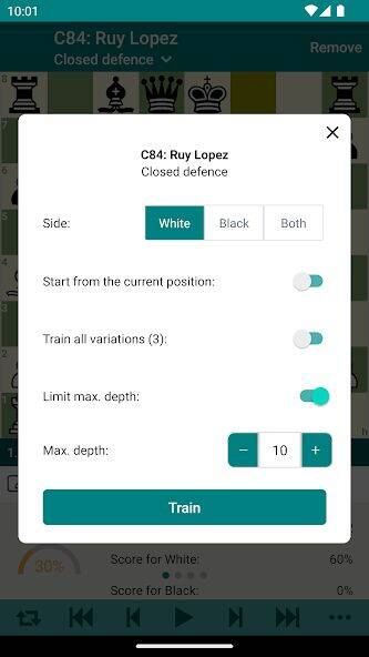 Скачать взломанную Chess Opener Lite [Много монет] MOD apk на Андроид