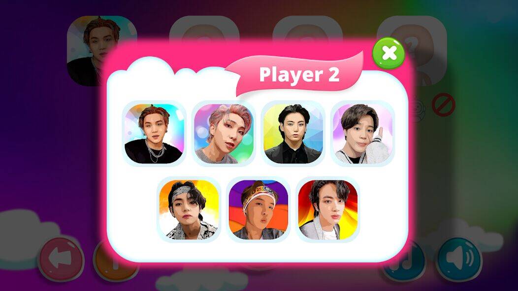 Скачать взломанную Bangtan Memory [Много денег] MOD apk на Андроид