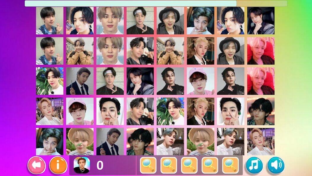 Скачать взломанную Bangtan Memory [Много денег] MOD apk на Андроид