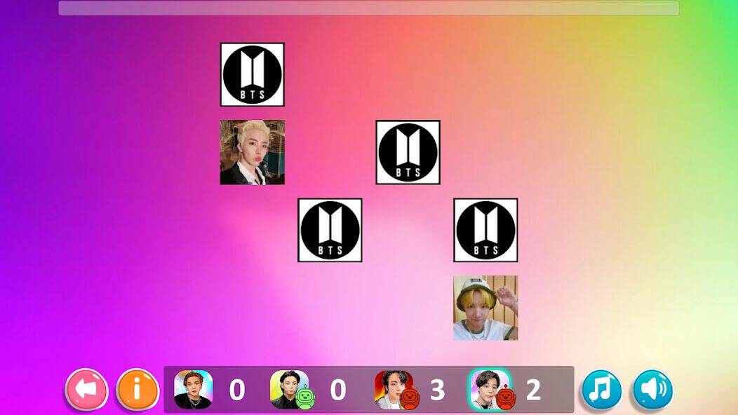 Скачать взломанную Bangtan Memory [Много денег] MOD apk на Андроид